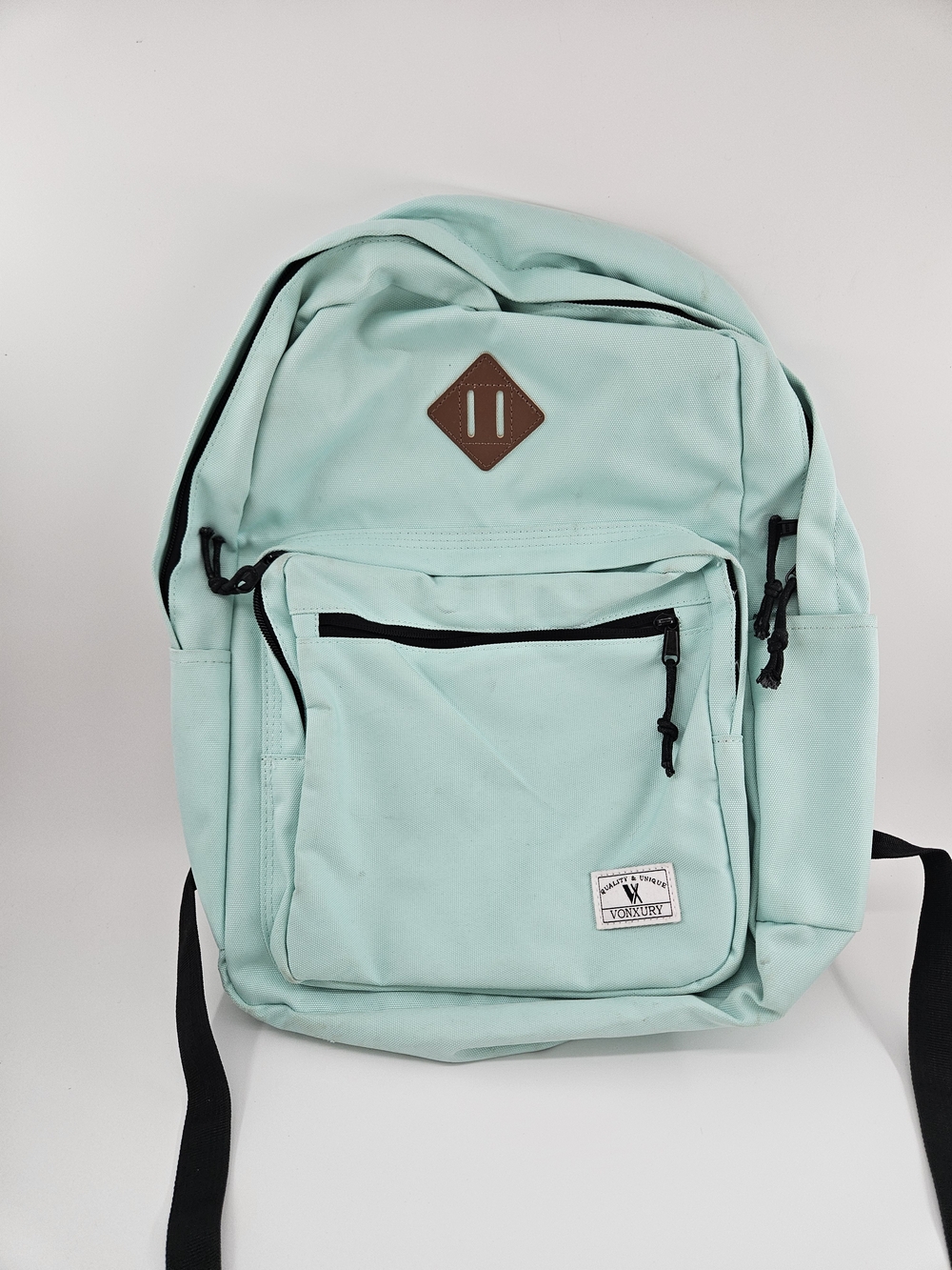 Vonxury Brand Canvas Backpack Mint Green  Brand New Without Tags